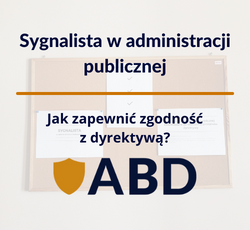 [4 najważniejsze fakty] Sygnalista w administracji publicznej