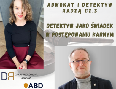 Detektyw jako świadek w postępowaniu karnym